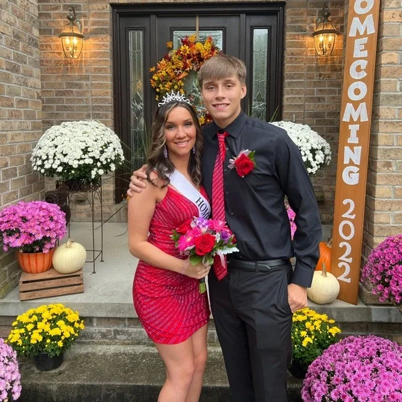 Sherri Hill | Dresses | Red Sherri Hill Homecoming Dress | Poshmark
